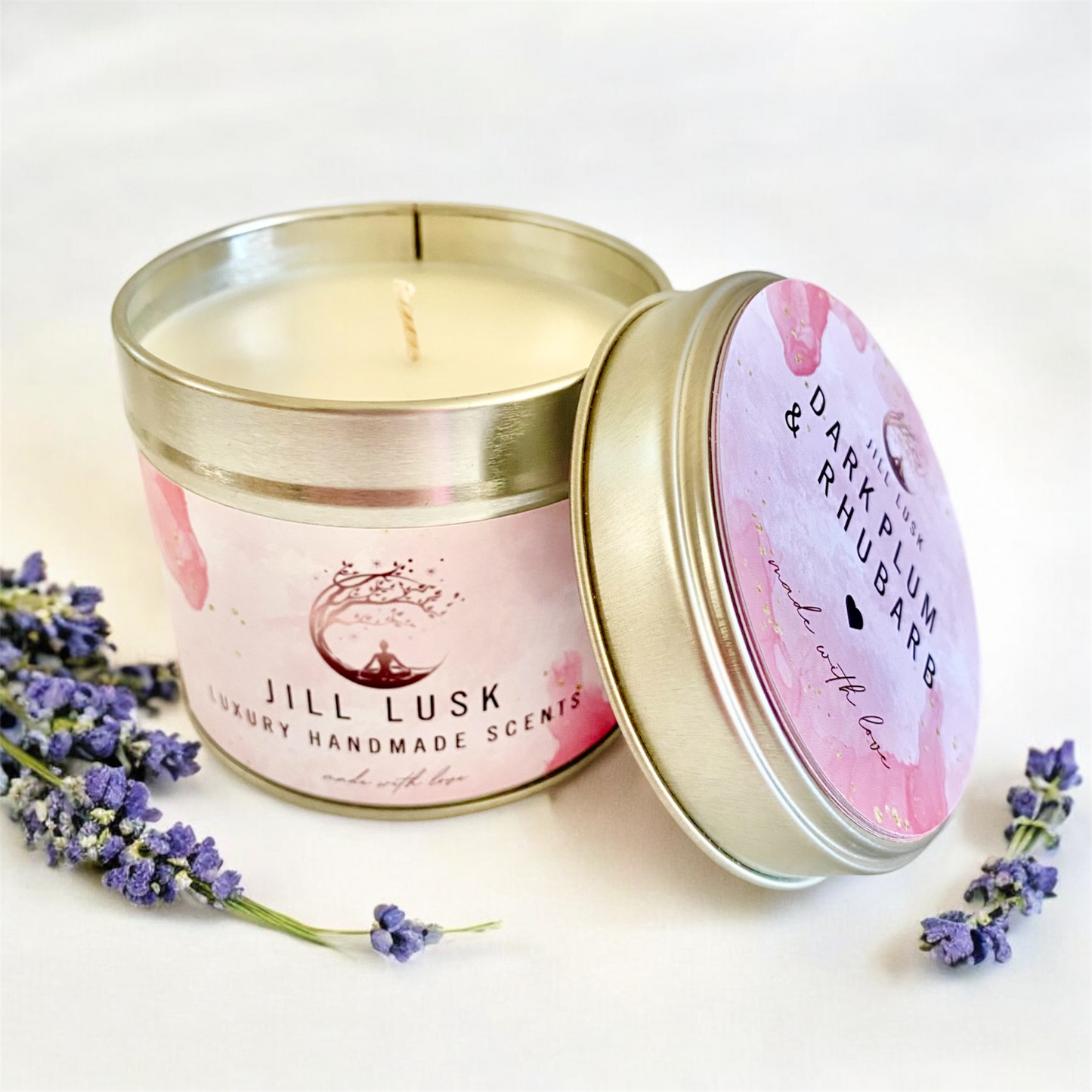 20cl Silver Candle Tin