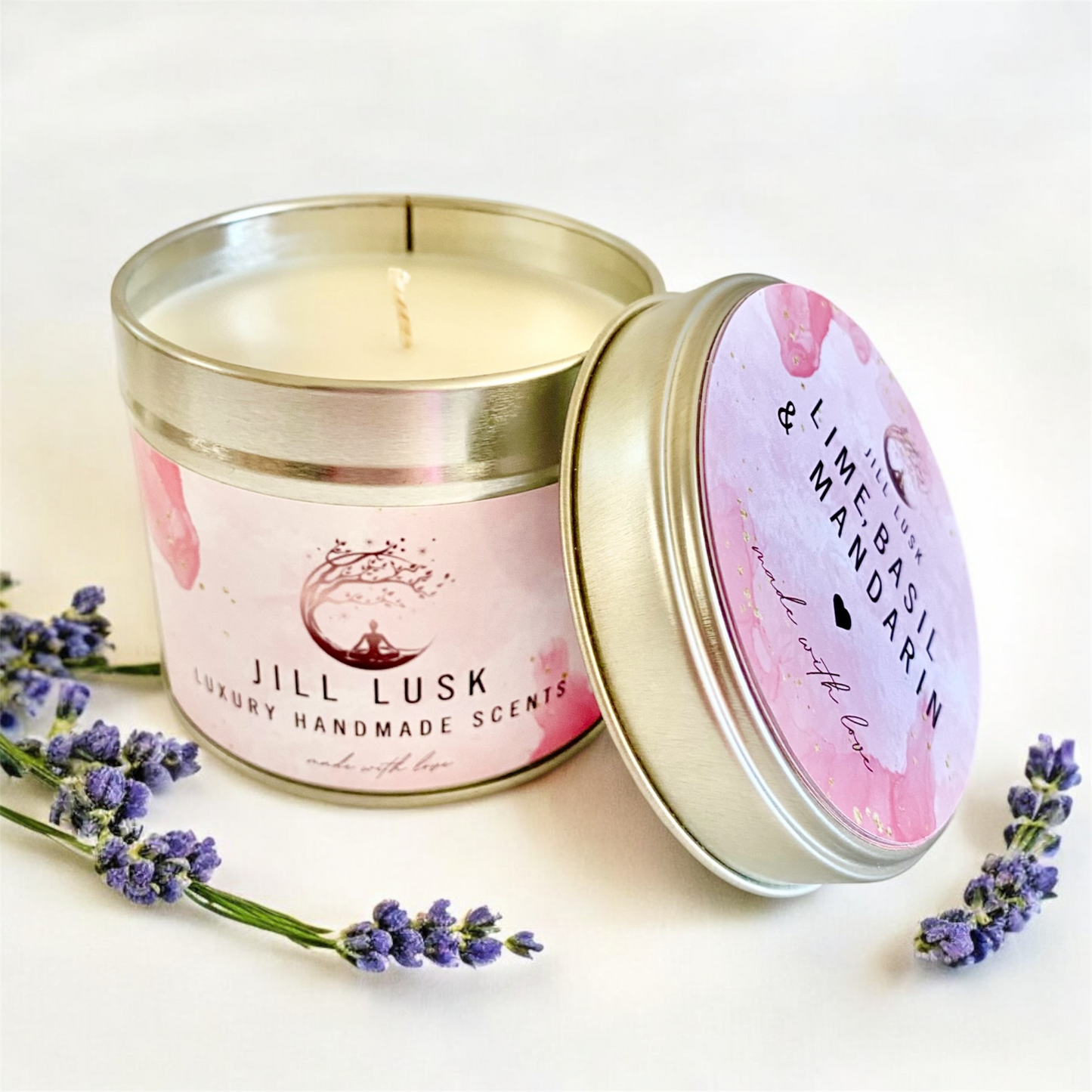 20cl Silver Candle Tin