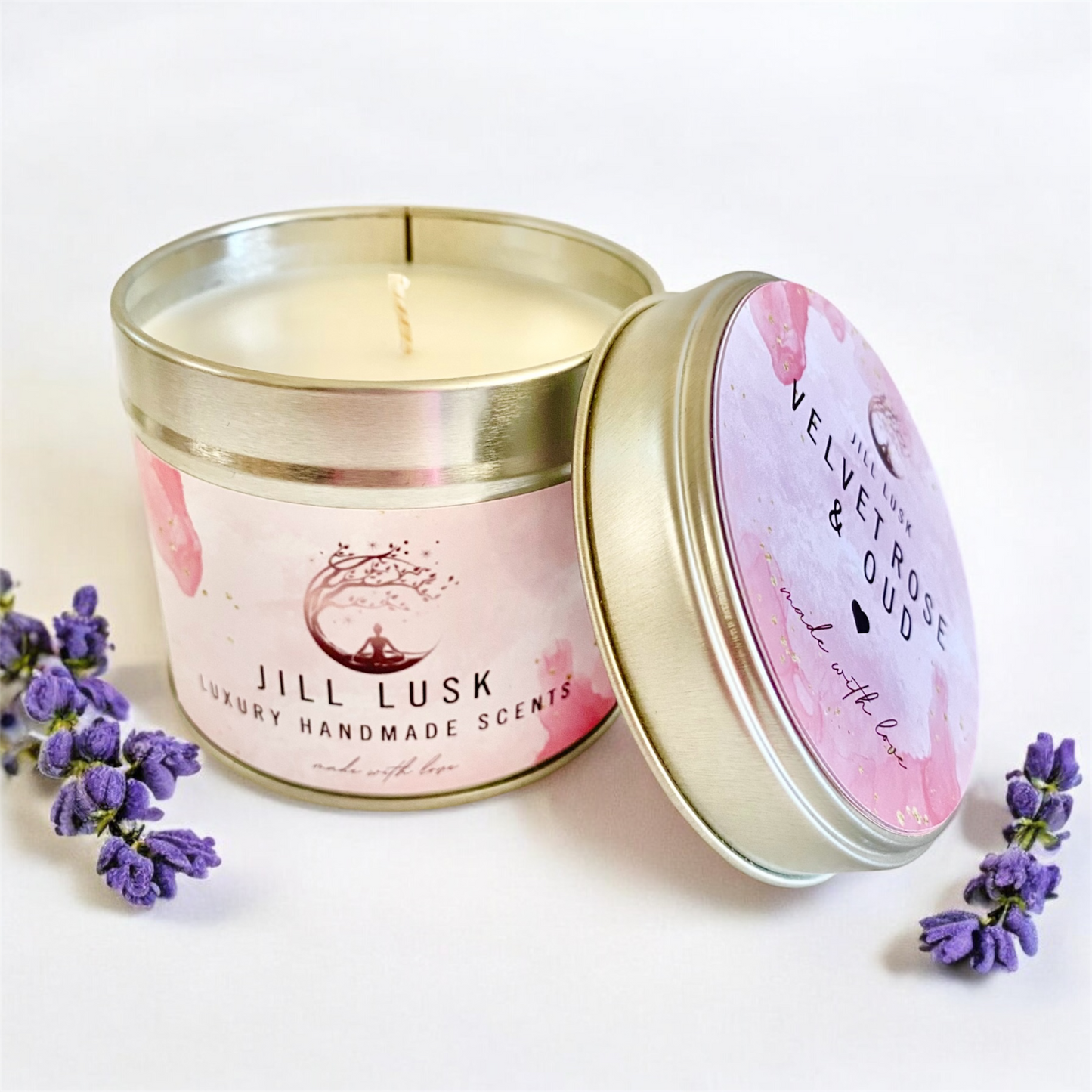 20cl Silver Candle Tin