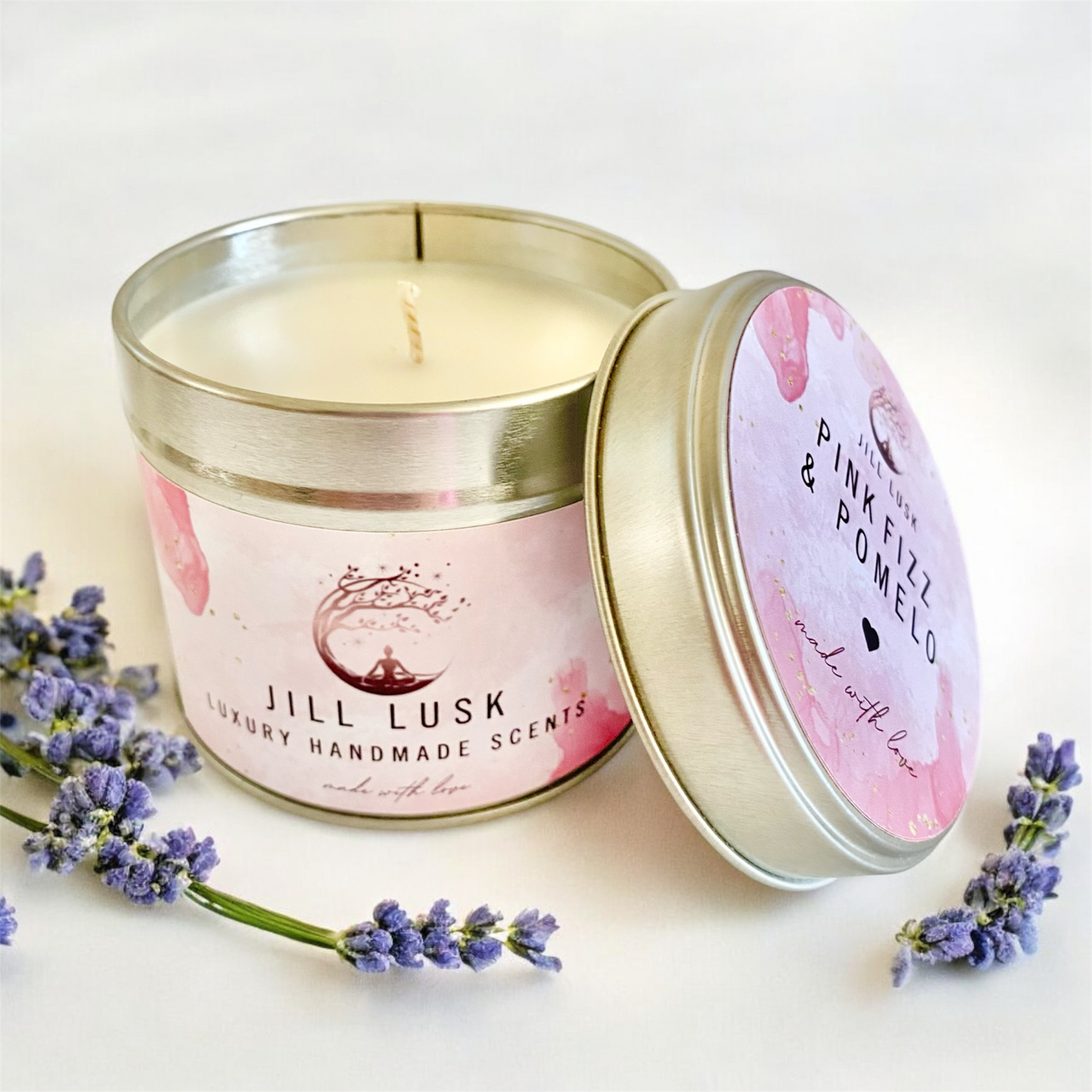 20cl Silver Candle Tin