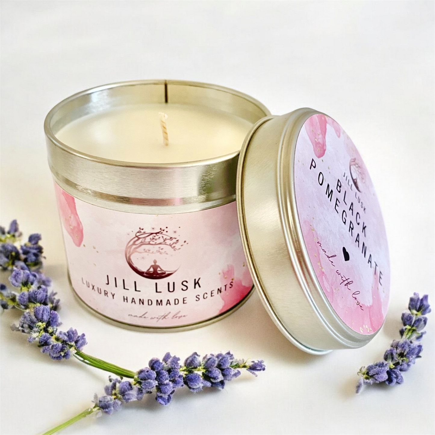 20cl Silver Candle Tin