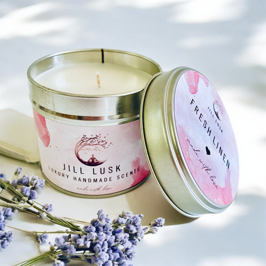 20cl Silver Candle Tin