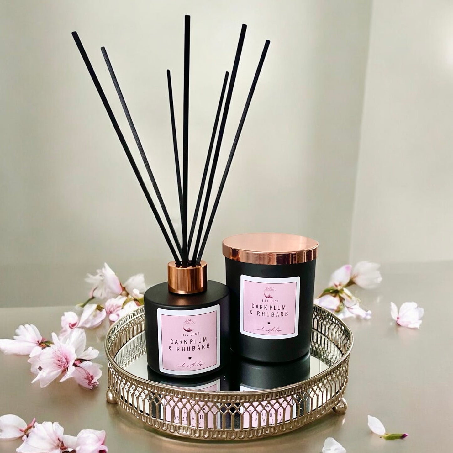 Candle & Diffuser Gift Box - Black Candle & Black Diffuser