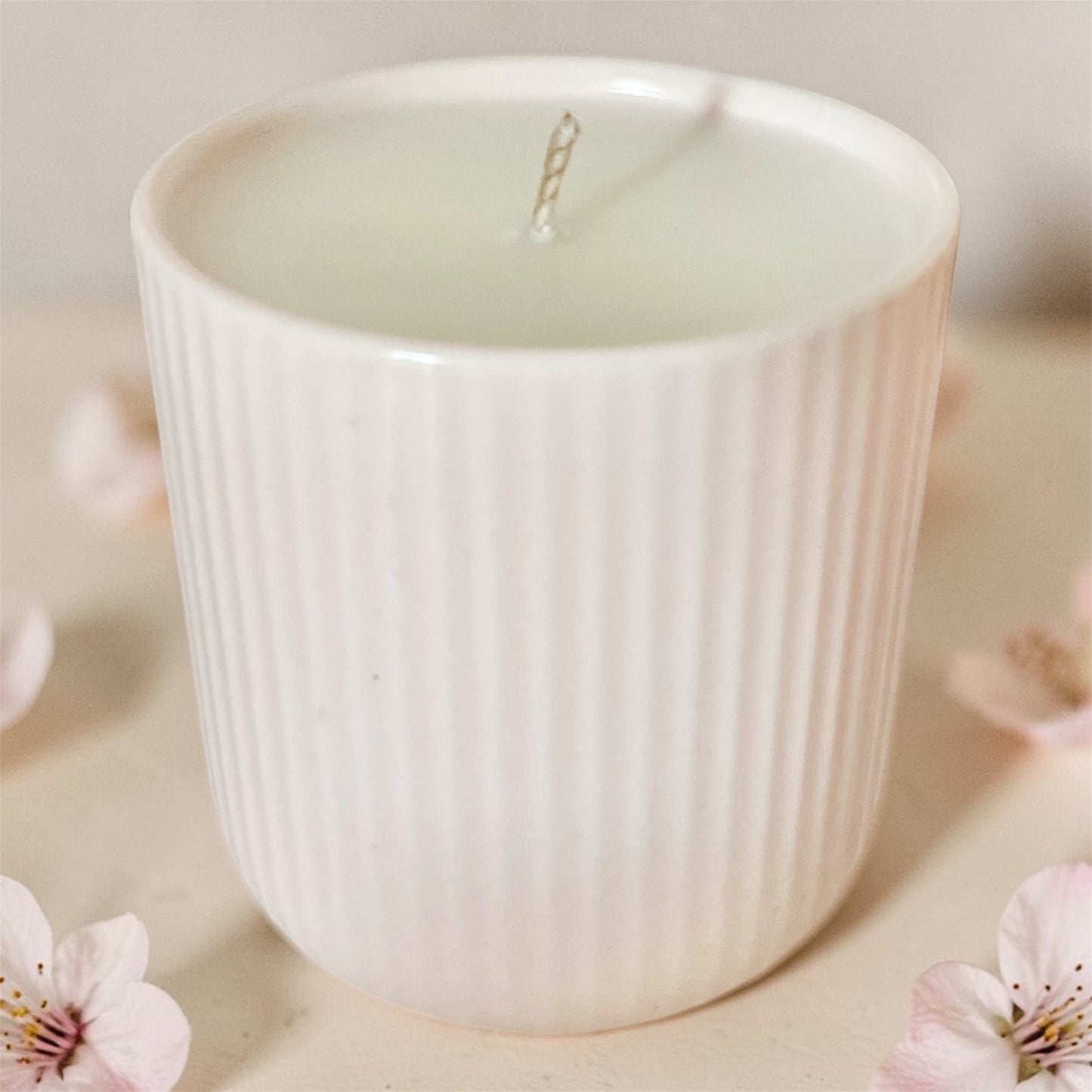 20cl Pink Ceramic Candle