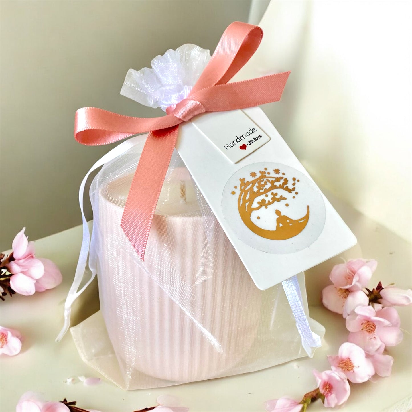 20cl Pink Ceramic Candle